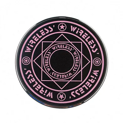 factory good quality best price Array Round 10W Light LED Phone Mini Charger Qi Glowing Action Magic Circle Wireless Charger