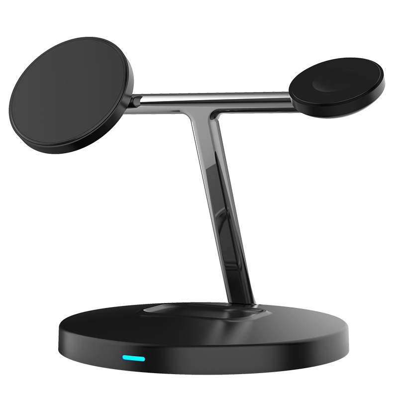 15W Stand Wireless Charger,Portable Desktop Mobile Phone  Wireless Charger Station for Iphone