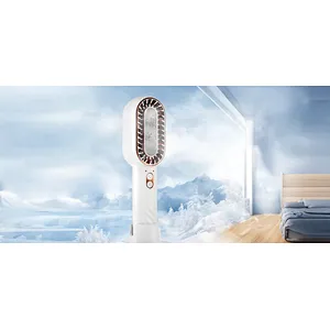 Customizable brand 2024 new unique dual blade refrigeration fan rechargeable portable cold compress small mini fan
