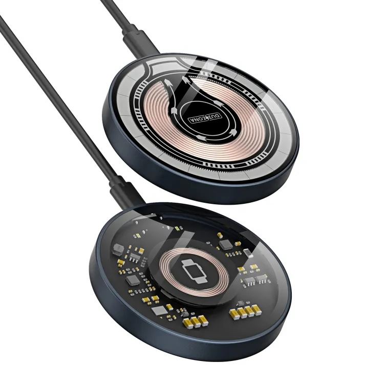 2024  transparent wireless charger Magnetic Smart Watch 2 In 1 Wireless Charger Foldable