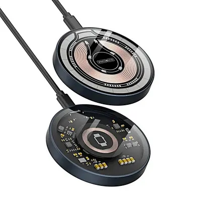 2024  transparent wireless charger Magnetic Smart Watch 2 In 1 Wireless Charger Foldable