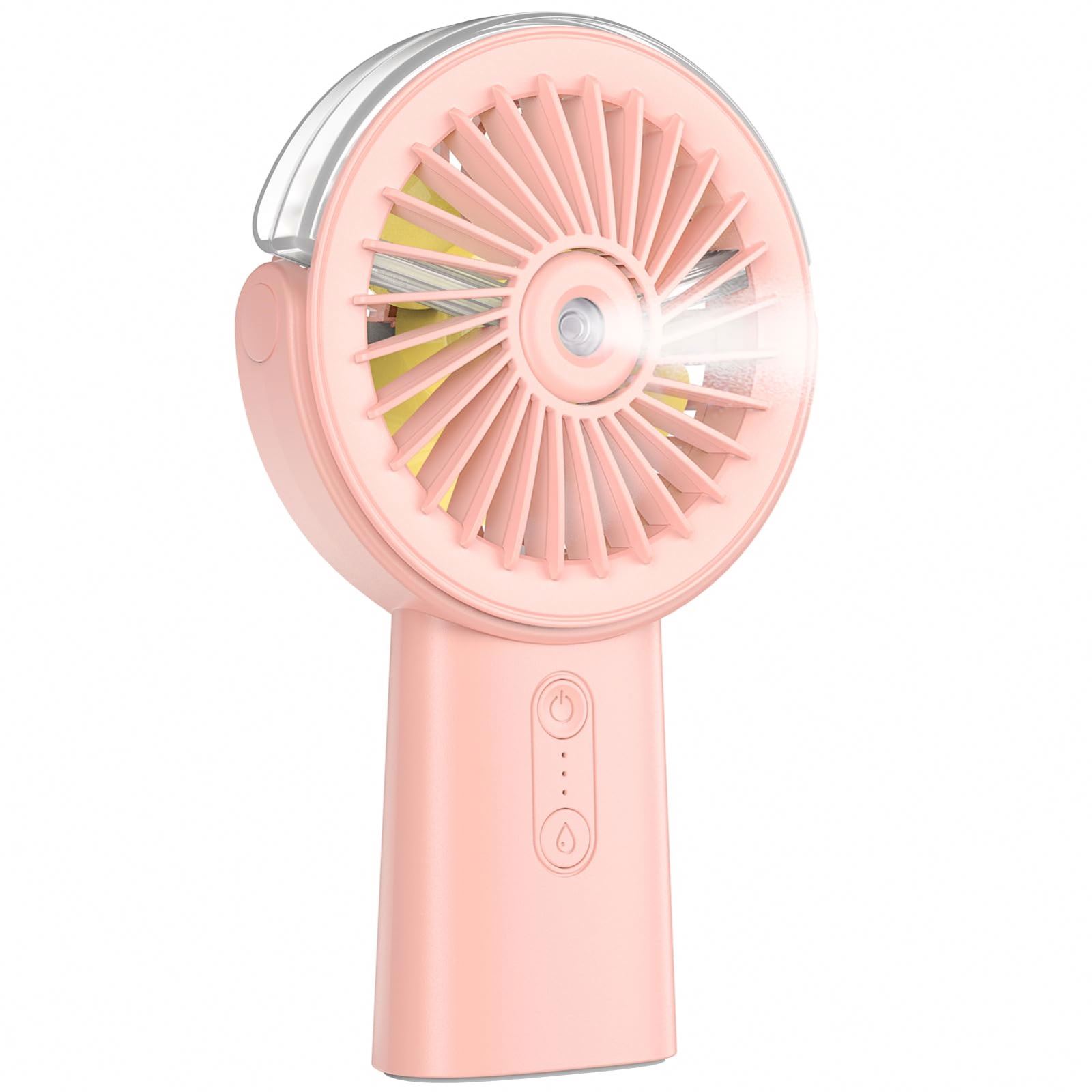 Suitable for Desktop Travel 4000mAh Misting Fan Mini Handheld Portable Fan