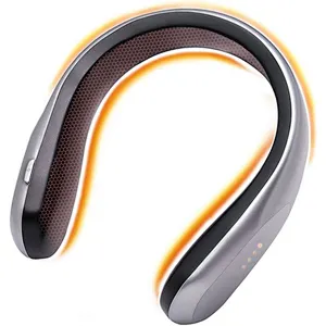 2024 New Products Portable Wearable Neck Heater Mini USB Rechargeable Heater Fan Cordless Personal Neck Warmer for Cold Winters