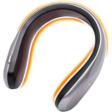 2024 New Products Portable Wearable Neck Heater Mini USB Rechargeable Heater Fan Cordless Personal Neck Warmer for Cold Winters