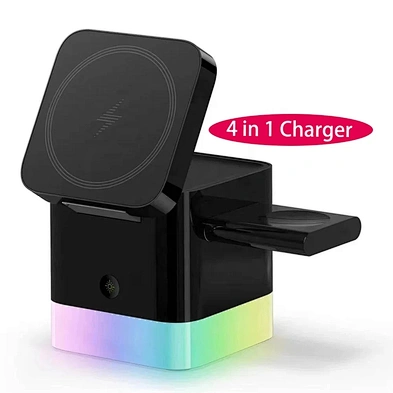 JEDI OEM Folding Wireless Charger Stand Cell Phone Magnetic Charging Station For Mobile