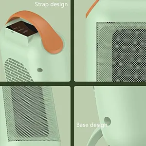 Mini Solar Heater Ceramic Heating Fan phone Desktop Heater CO50
