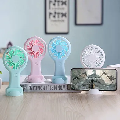 2024 hot mini handheld fan Pocket Usb Handheld Fan Portable multicolor Mini Fan