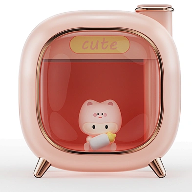 Mist Rechargeable Water Diffuser 500Ml Desktop Portable Usb Cute Small For Kids 7 Colors Light Indoor Office Air Humidifier