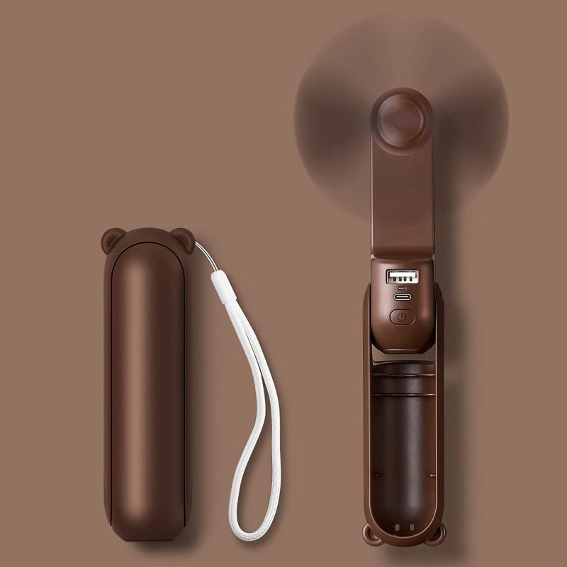 phone Mini Handheld Rechargeable Battery Usb Handy Personalized Pocket Foldable Outdoor Small Portable Fans