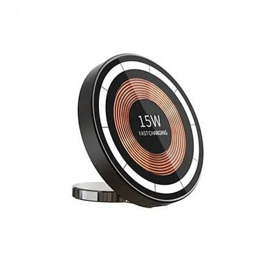 2024 high quality hot selling Foldable Wireless Transparent Charger Magnetic 2 In 1 wireless charger