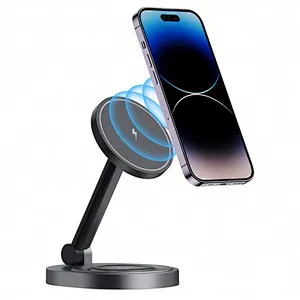 High-quality Magnetic Folding 2 In 1 Wireless Charger for Phone