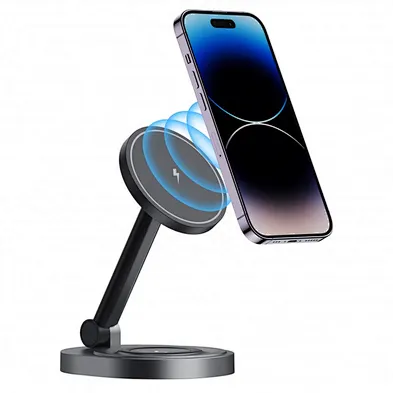High-quality Magnetic Folding 2 In 1 Wireless Charger for Phone