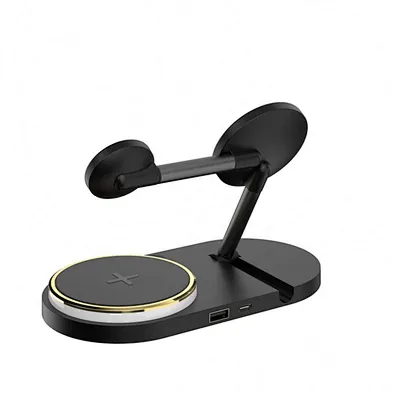 Newest 3 In 1 Foldable Magnetic Wireless Charger for Phone