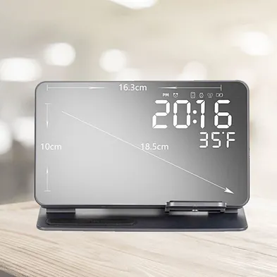 2024 new desgin wireless charger for phoneWireless Charger 4 In 1 With Digital Alarm Clock