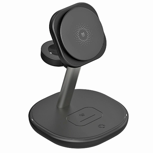 2024 portable QI2 wireless charger Magnetic 15W Desk Fast 3 In 1 Wireless Charger Stand multifunction wireless charger