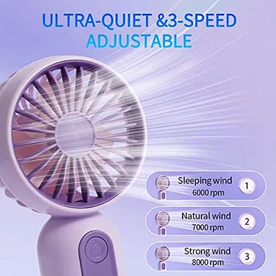 Portable Usb Rechargeable Handheld Small With 3 Speeds Hand Personal Outdoor Desktop Table Sports Pocket High Quality Mini Fan