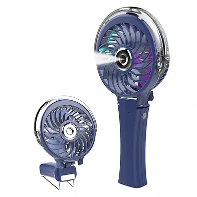 2000 mah Air Humidifier LED Flashlight USB Cooler Hand Spray Fan
