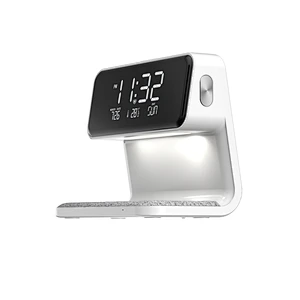 Multifunctional Outstanding Date Day Display 10W Wireless Charger With Alarm Clock