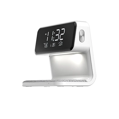 Multifunctional Outstanding Date Day Display 10W Wireless Charger With Alarm Clock
