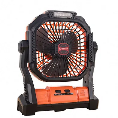Outdoor Camping Fan with led light Amazon fishing tent fan portable fan for camping