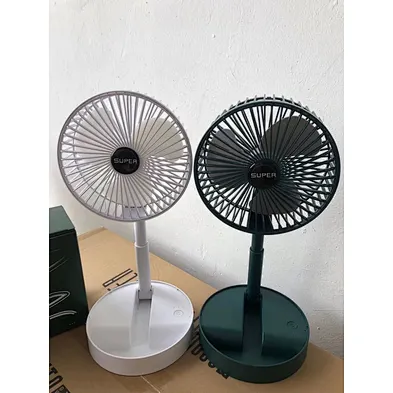 Personal Table Mini Fan Rechargeable Battery Operated 3 Speeds Portable Desk Mini Fan