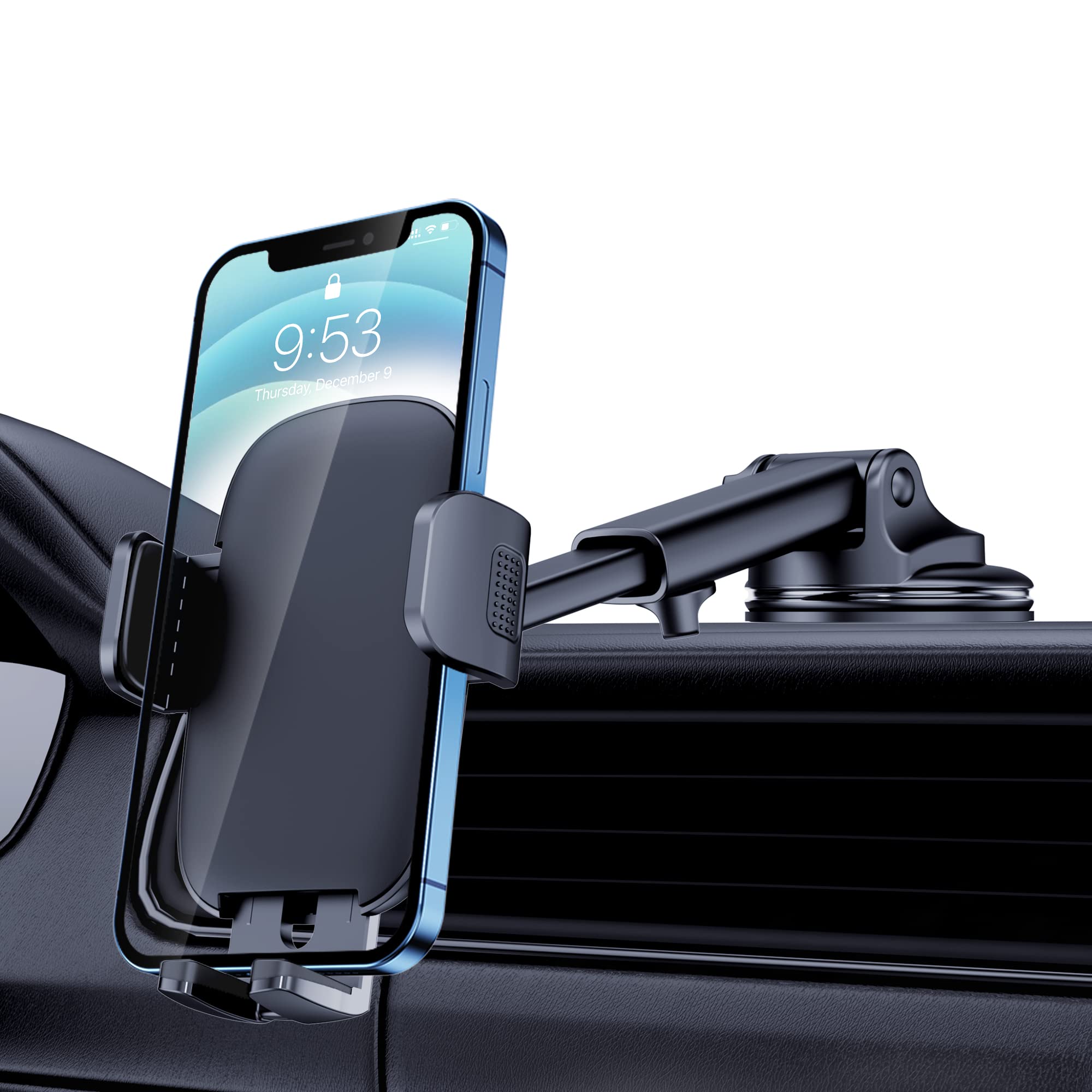 Car Phone Holder Mount Phone Mount for Car Windshield Dashboard Air Vent Universal Hands Free Automobile Cell Phone Hold