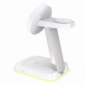 15W Fast Charge Universal Phone Stand 3 In 1 Wireless Charger Stand With Logo Printing H163