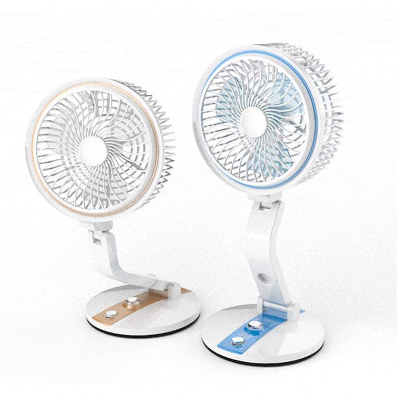 phone LED Student Desktop Fan USB Charging CO263 Daul-use Folding Desk Lamp Gift Fan