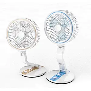 phone LED Student Desktop Fan USB Charging CO263 Daul-use Folding Desk Lamp Gift Fan
