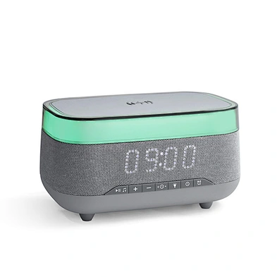 2024 hot sale Speaker Smart Phone Charger MuLtifunction  Wireless Chargerspeakers Lamp With Alarm Clock