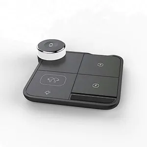 JEDI X499 Custom Logo Wireless Station Charging Dock 15w 3 4 in 1 Phone Charger Portable With Atmosphere Lamp