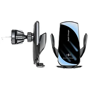 2024 popular high quality  15W Fast Phone Holder Magnetic Wireless Charger Car