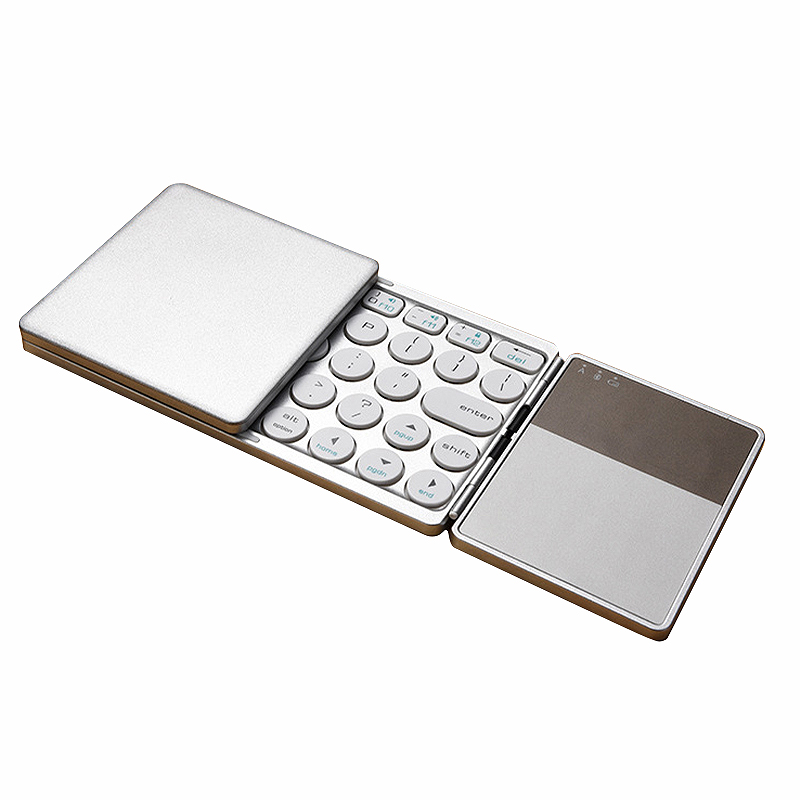 2024 Ultra-thin mini design Mini Keyboard Folding portable high quality keyboard multifunction