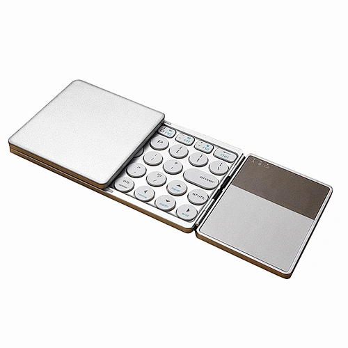2024 Ultra-thin mini design Mini Keyboard Folding portable high quality keyboard multifunction