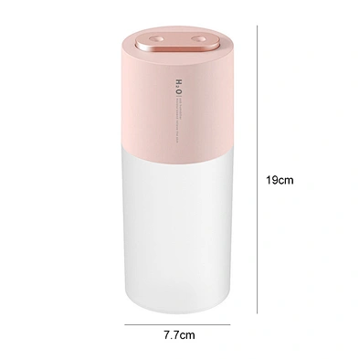 New upgraded 2000mAh 400ml double spray port night light humidify air mini humidifier for home car -HL4947