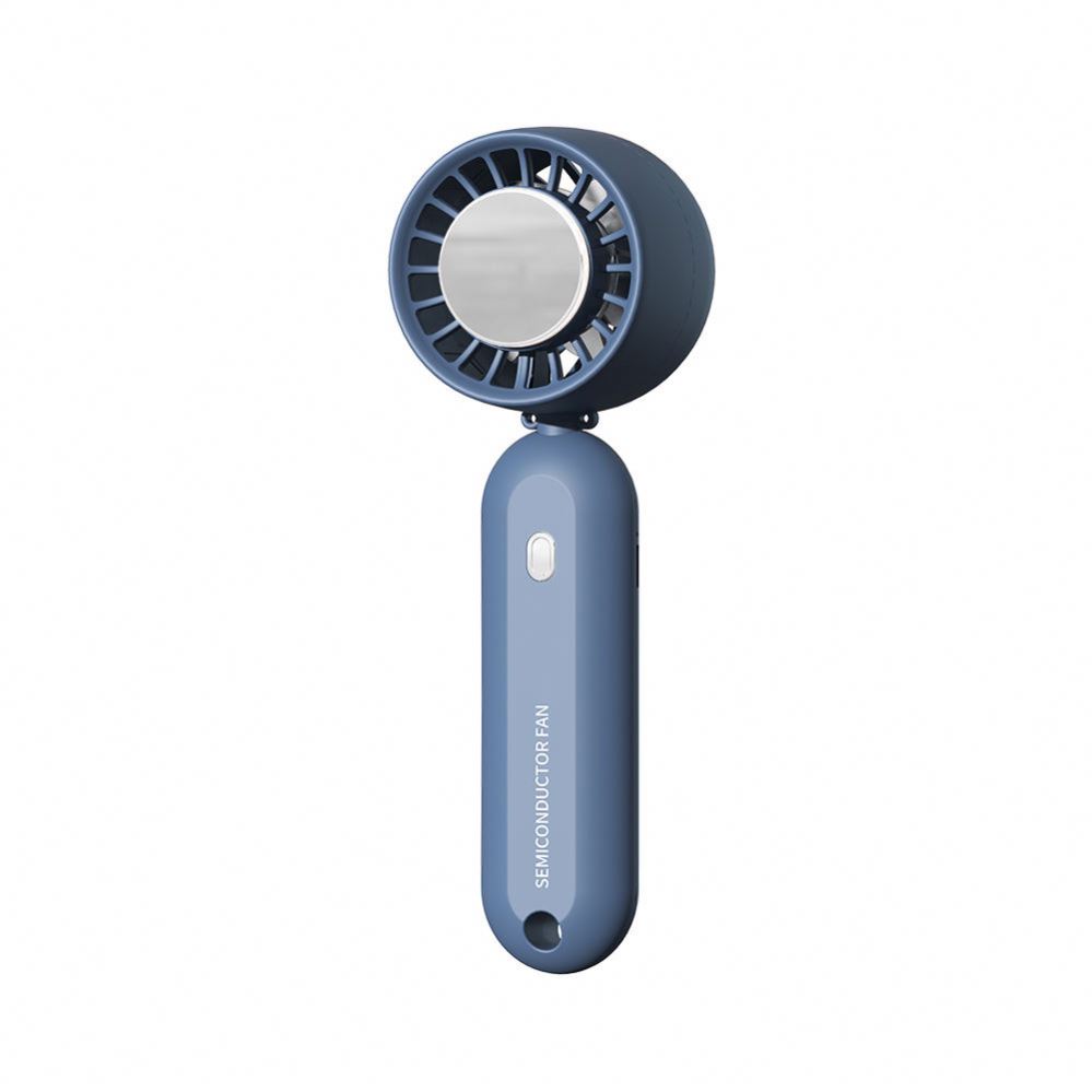 2024 portable s handheld bulk custom rechargeable mini air cooler toy  electric cooling usb fan with led light