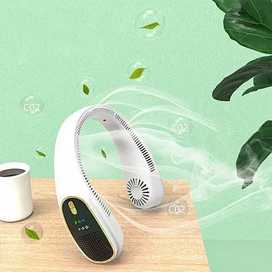 2024 Hot  Devices For Flashes Small Around Cooling Neck Fan Rechargeable