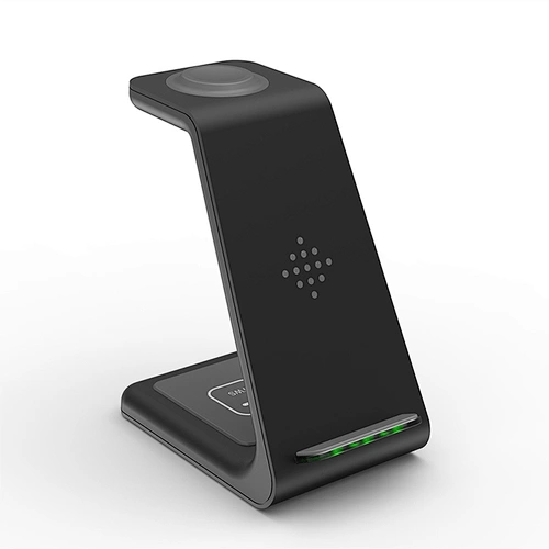 Hot Selling Portable 3In1 Fast Charging Station T3 Qi 15w Factory 3 In 1 Wireless Charger For Phone Watch Earphones