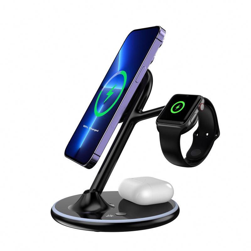 2023 New Phone 15W 3-In-1 Magnetic & 3 In 1 Charger Wireless Stand