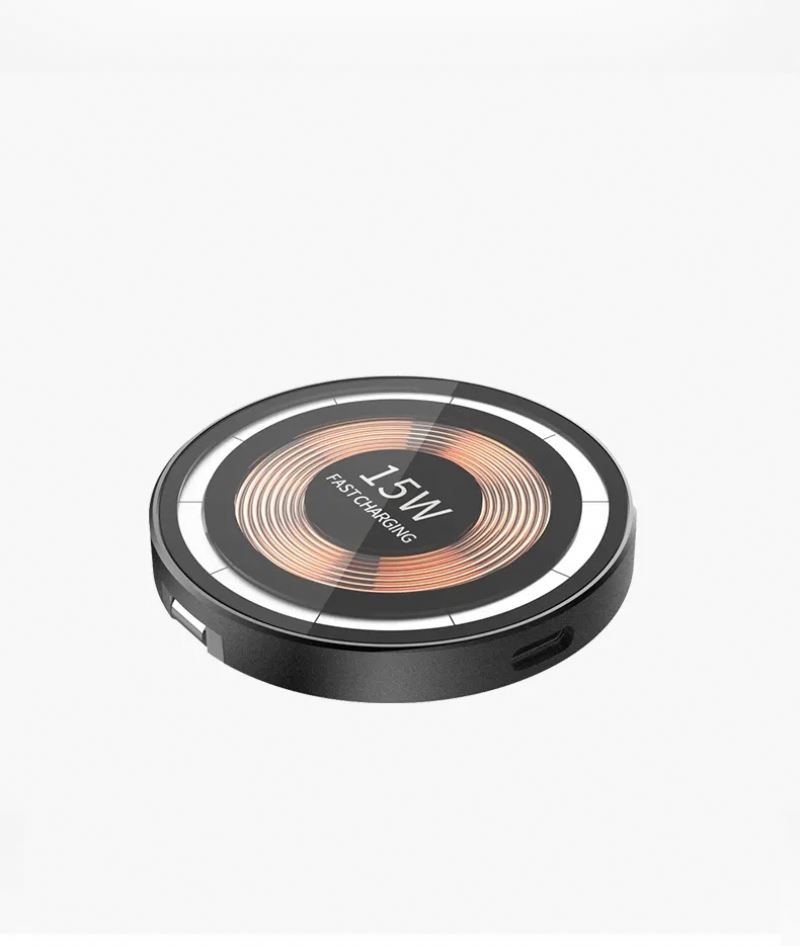 2024 popular wireless charger 15W Pad Wireless Phone Charger Transparent