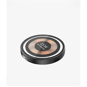 2024 popular wireless charger 15W Pad Wireless Phone Charger Transparent
