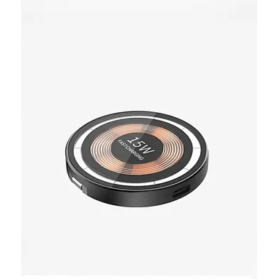 2024 popular wireless charger 15W Pad Wireless Phone Charger Transparent