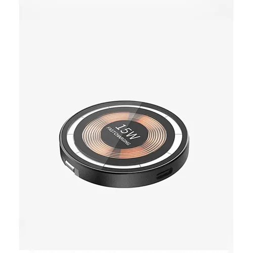 2024 popular wireless charger 15W Pad Wireless Phone Charger Transparent