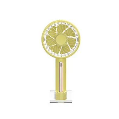 Multifunctional Mini Portable Handheld Fan USB Charging Desktop Air Cooler with Removable Base