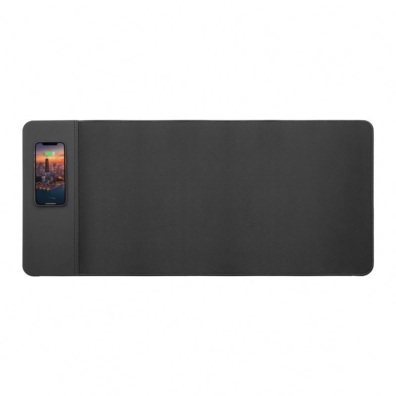 Custom Personalized Logo Printed Giant Waterproof Mousepad 15W Fast Qi RGB Gaming Mouse Pad With Wireless Charger