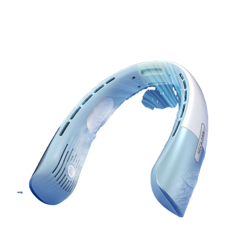 Portable Neck Fan Hands Free Bladeless Fan Air Conditioner Wearable Quiet Fan for Outdoor Indoor