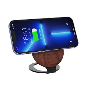 15W Desktop Adjustable 2 In 1 Magnetic Wireless Charger Stand 15W Fast wireless charger