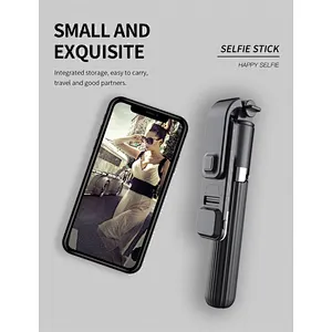 JEDI Handheld Selfie Stick with Light L03S Photographic Lighting Selfie Stick Extendable Tripod Stand with Remote Shutter