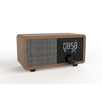 2024 new  portable wooden wireless speaker with wqualizer speakerphone bt multifunctionspeaker