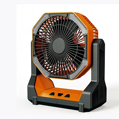 2024 hot sale multifunction Camping Led Lamp Retractable Light Portable Desk Fan With 3 Speed Option